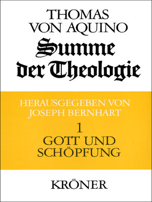 cover image of Gott und Schöpfung